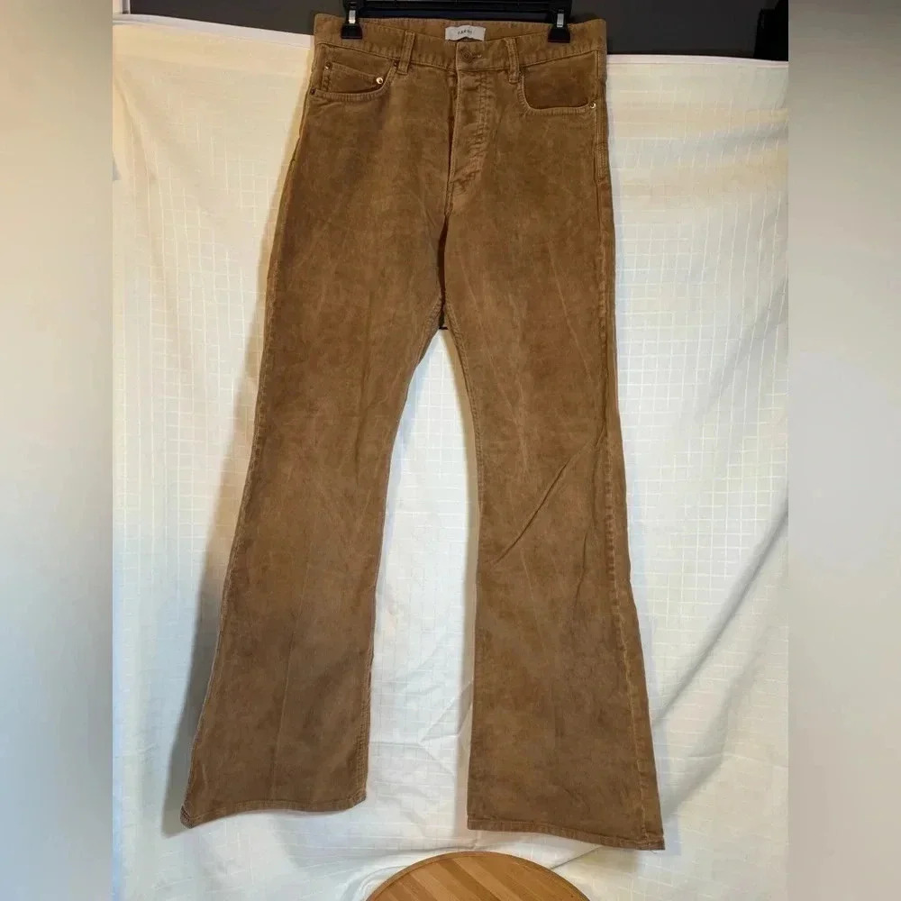 Women’s Nicole  Farhi Size 30 (10) corduroy  Flare Brown pants